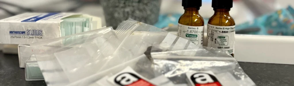 Asbestos samples